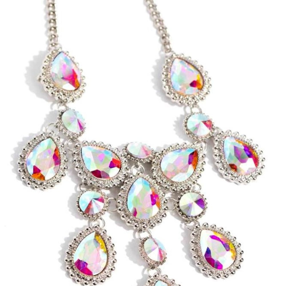 Dripping in Dazzle - Multi Necklace